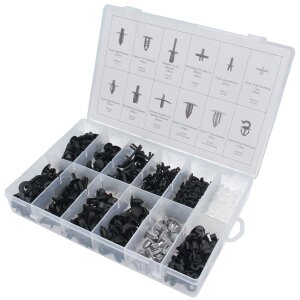 350-pcs Set para Tür Sortiment VOLVO Klammer Befestigung Clips Spreitzniet S60