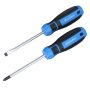 GEPCO Tournevis Set de 2 pièces fente 6 mm et PH2 100 mm de long