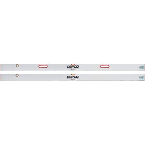 GEPCO Aluminum Straight Edge 2pcs Set 200-200 cm with...