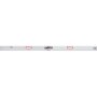 GEPCO Règle de Maçon 2pcs Set 200-200 cm avec Poignées Alu - 2 Niveaux à Bulle