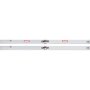 GEPCO Règle de Maçon 2pcs Set 200-200 cm avec Poignées Alu - 2 Niveaux à Bulle