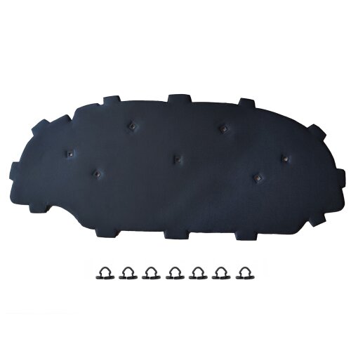 GEPCO Aislante capó motor con clips para AUDI A3 8P 2008–2013 8P0863825L