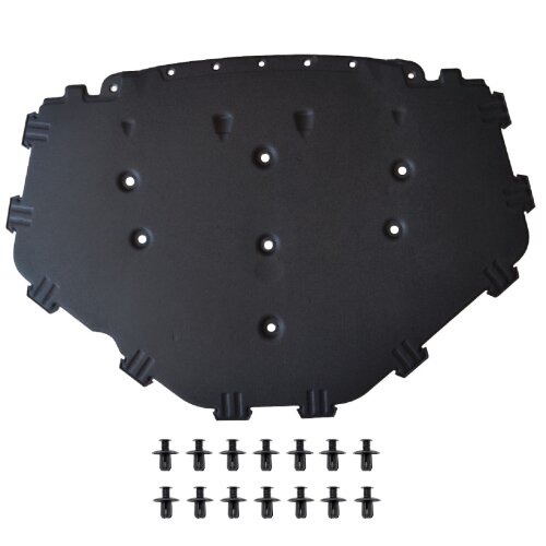 Wygłuszenie maski - mata ze spinkami