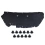 GEPCO Motorhaubendämmung Dämmmatte für PEUGEOT 308 T8 2007-2014 mit Clips 7979J8