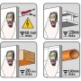 GEPCO WIRE PROFILE CABLE DETECTOR METAL WOOD WALL LOCATOR DIGITAL