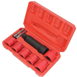 Radbolzen-Reinigungswerkzeug-Set 9-tlg. 1/2" mit M12...