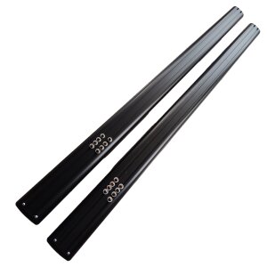 Trittbretter für Dodge Ram 1500 Pickup Quad Cab 2009-2017 2-tlg. Set 6" Schwarz