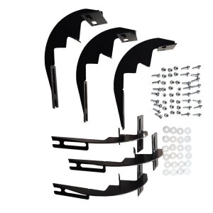 Trittbretter für Dodge Ram 1500 Pickup Quad Cab 2009-2017 2-tlg. Set 6" Schwarz