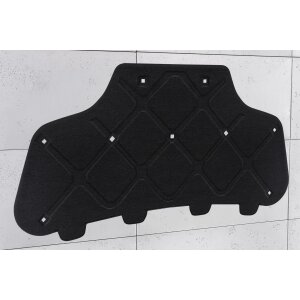 Motorhaubendämmung Dämmmatte für PORSCHE CAYENNE 9Y0 2018+ 9Y0863831A mit Clips