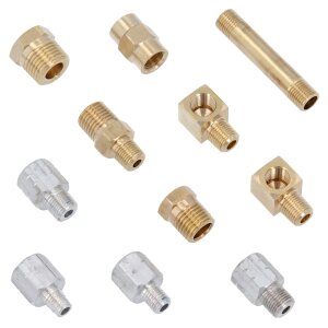 Oil Pressure Meter Test Set Tester Gauge Diesel Petrol Car Garage Tool Wave Box