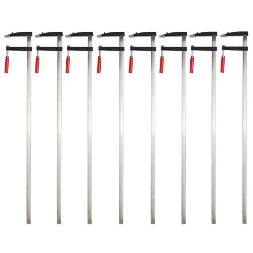 Schraubzwingen Zwinge Kunststoffgriff Holzgriff Klemmzwinge 8-tlg. 120x1200mm