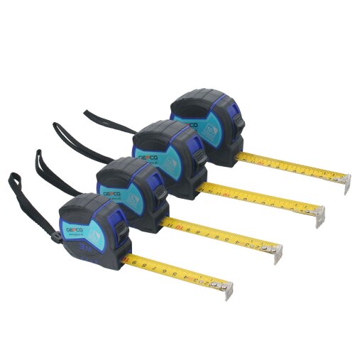 GEPCO 3m 5m 7,5m 10m Maßband Rollmaßband Messband Bandmaß Rollmeter mit Rücklauf