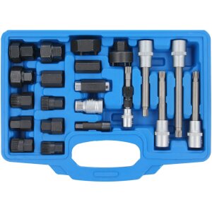 30pc Alternator Freewheel Pulley Removal Remover Repair Socket Bit Service Tool