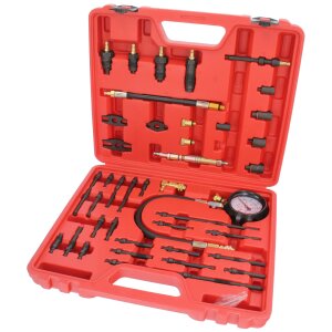 Engine Compression Test Kit Tool Petrol & Diesel Glow Spark Injector Adaptors 