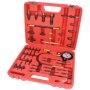 Engine Compression Test Kit Tool Petrol & Diesel Glow Spark Injector Adaptors 