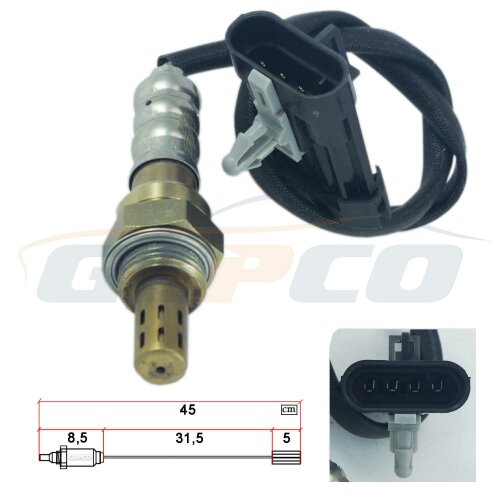 LAMBDASONDE AUDI A3 SEAT LEON TOLEDO SKODA OCTAVIA VW BORA POLO GOLF IV LUPO 1.4 1.6 16V