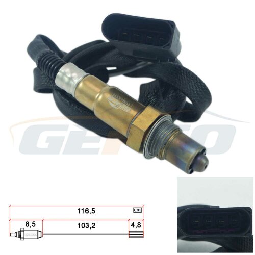 LAMBDASONDE AUDI A3 A4 B5 A6 TT OPEL ZAFIRA SEAT ALHAMBRA IBIZA LEON TOLEDO 1.8T