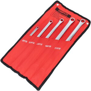 GEPCO 5-piece double ring spanner set, multi-spline 8x10...