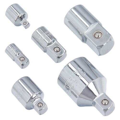 6-pcs AdapterkitKraft-Ausführung 3/4" 1/2" 1/4" 3/8" Belastbarkeit 60-500Nm