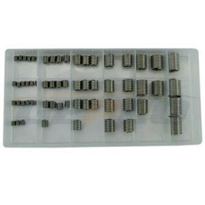 60 Stück Gewindeeinsätze Set M4 M6 M8 M10 M12 M14 2D Reparatursatz für Gewinde