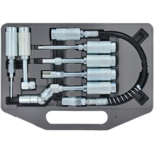 7pc Car Lube Lubing Hose Tip Assortment Tool Set Adapter Fitting Grease Gun