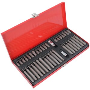 40pc Torx Star Spline Hex Allen Key Socket Bit Set Long...