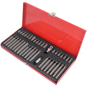 Juego de Puntas Combinadas Adaptador para Puntas 10 mm 12,5 mm para Torx 40 Pzs