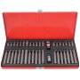 40pc Torx Star Spline Hex Allen Key Socket Bit Set Long & Short 3/8" 1/4" Drive