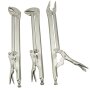 GEPCO Pliers Set Long Nose Pliers 45° 90° Clamping Pliers Welding Pliers 3-piece