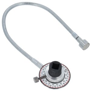 1/2" Drive Torque Setting Angle Gauge with Magnetic Flexible Arm & Square Head