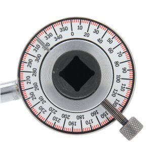 1/2" Drive Torque Setting Angle Gauge with Magnetic Flexible Arm & Square Head