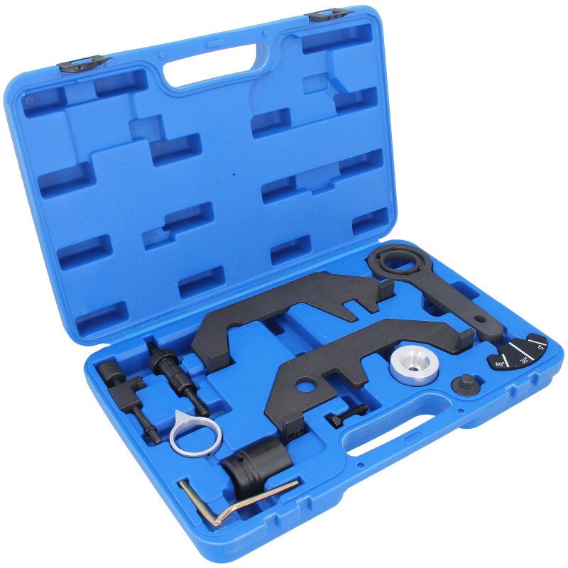 Professioneller Motor Einstellwerkzeug Satz 8-tlg. - Für Nissan, Renault & Opel Diesel Motoren