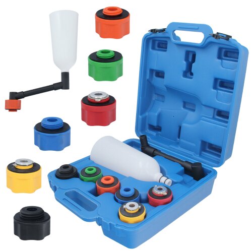 GEPCO 8pc Car Topping Up Engine Oil Funnel Filling System Set Spillproof Oil Filter