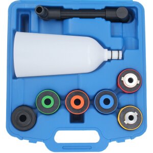 GEPCO 8pc Car Topping Up Engine Oil Funnel Filling System Set Spillproof Oil Filter