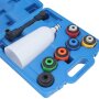 GEPCO 8pc Car Topping Up Engine Oil Funnel Filling System Set Spillproof Oil Filter