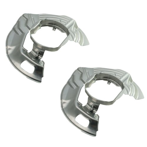 2 piezaSpritzblech para Bremsscheibe frenteizquierdaund derechoBMW 5er E39 Touring
