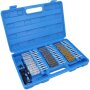 38pc Wire Brush Set Cleaning Decarbonising Injector Glow Plug Nylon Brass Steel