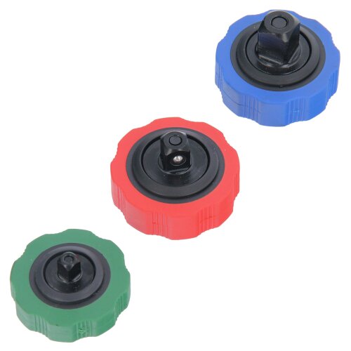 3 pc rotary wheel rachet 1/4 3/8 inches 1/2 " Quick Release Screws Socket Bit