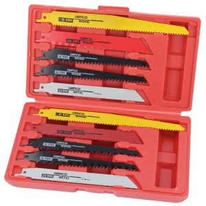 10x scie sauteuse tige en T Kit Pour métaux et bois Lame de scie BRICOLEUR