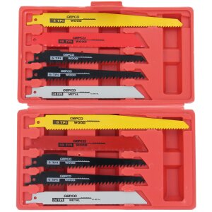 10x scie sauteuse tige en T Kit Pour métaux et bois Lame de scie BRICOLEUR