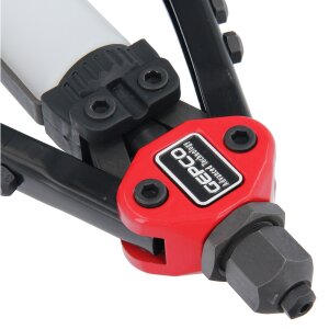 Heavy Duty Long Arms Hand Riveter Pop Blind Big Rivet Gun with Container Tool