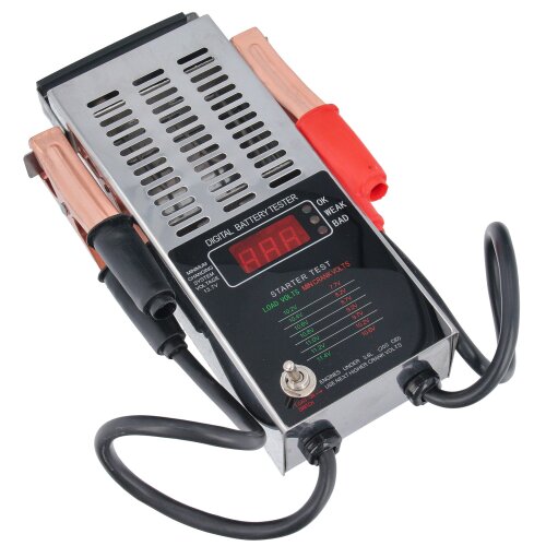 GEPCO Car Van Auto Motorcycle Battery Cell Load Drop & Charging System Tester 12V 100A