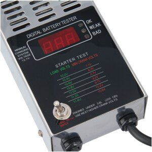 GEPCO Car Van Auto Motorcycle Battery Cell Load Drop & Charging System Tester 12V 100A