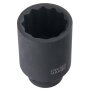 Deep Impact Socket 1/2" Drive 12 Point 36mm Bi Hex for Hub Nuts Drive Shafts Kit