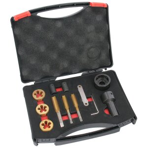 Tap & Die Set for Wheel Studs & Nuts 12 Pieces