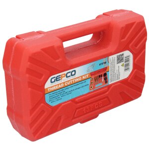 Jeu de Forets et Filières pour Ecrous et Boulons de Roues 12 Pièces