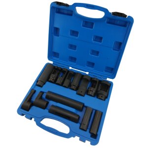 14pc Oxygen Lambda Sensor Socket Removal Set Tool All Sizes 1/2" 3/8" Drive