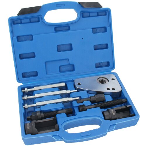 Diesel Injektor Auszieher Werkzeug Set - Für Einspritzdüsen Reparatur Mit Adaptern