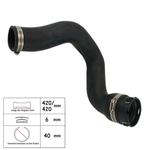 Tubo Turbo dAria Manicotto Intercooler Fiat Bravo Lancia Delta 2.0 D Multijet