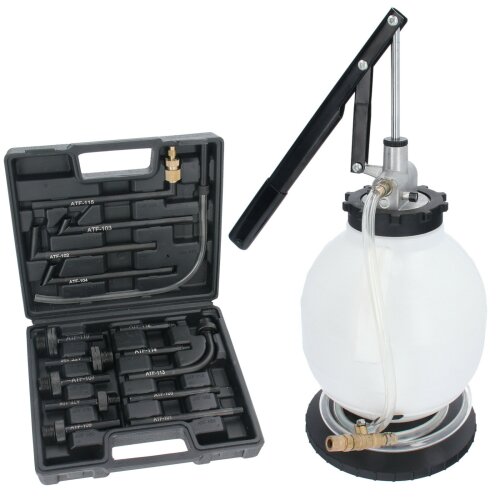GEPCO Transmission Oil Filling Filler Tool with Hand Pump 7 Litre and 15 Adaptors DSG